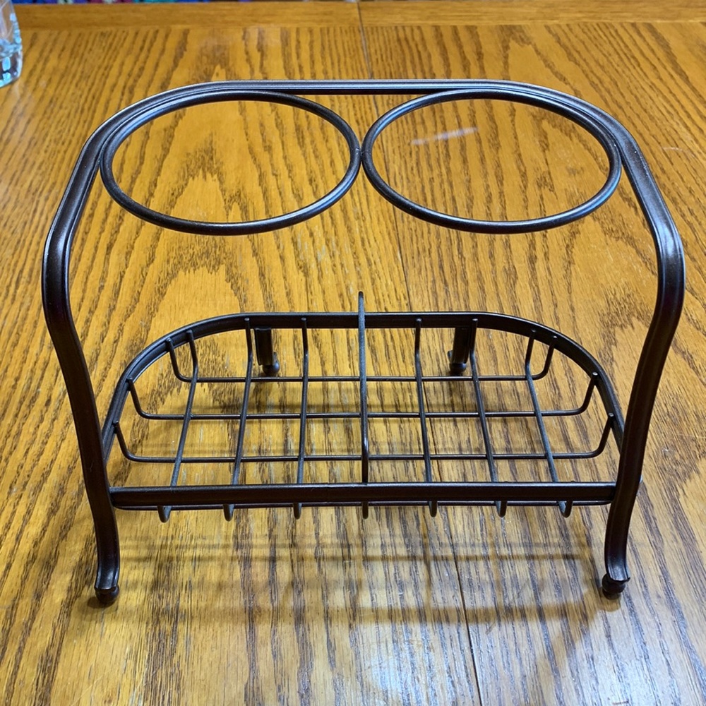 Wine 🍷 bottle holder or hair drier, curler, straightener holder